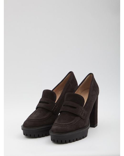 Gianvito Rossi Black Rouen Loafer