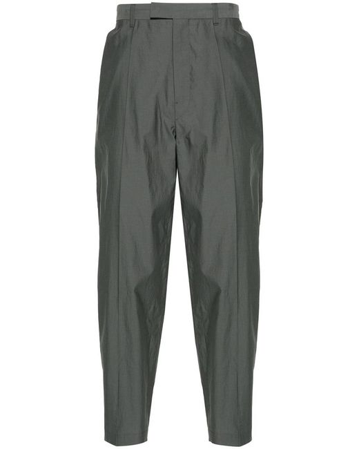 Lemaire Gray Straight Trousers for men