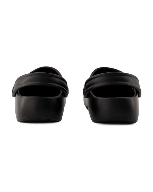 Balenciaga Black Sunday Molded Sandals