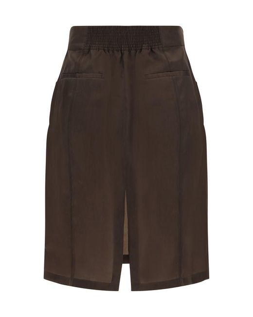 Saint Laurent Brown Skirts