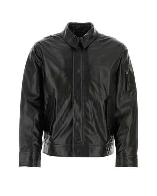 Helmut Lang Black Leather Jackets for men