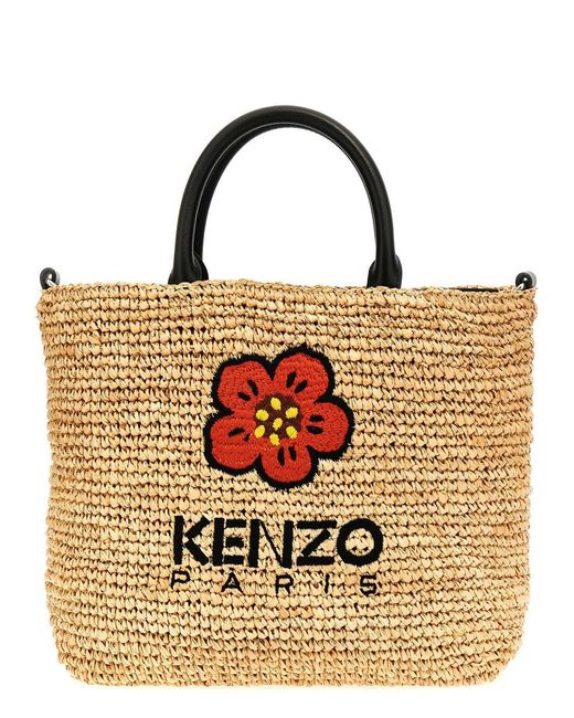 KENZO Brown Boke Flower Tote Bag
