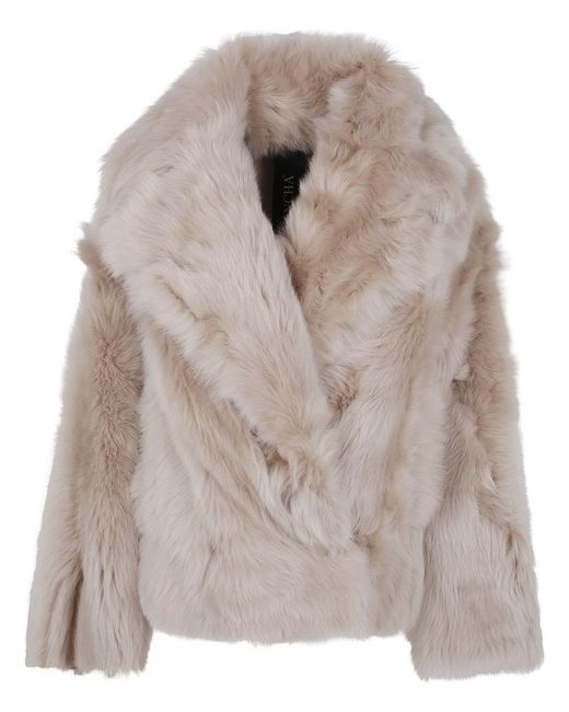 Blancha Gray "Toscana Shearling" Jacket