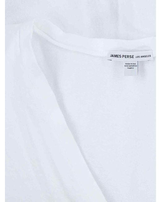 James Perse White T-Shirts And Polos