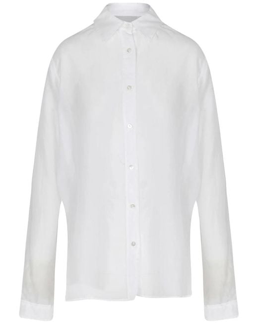 Jucca White Basic Muslin Shirt
