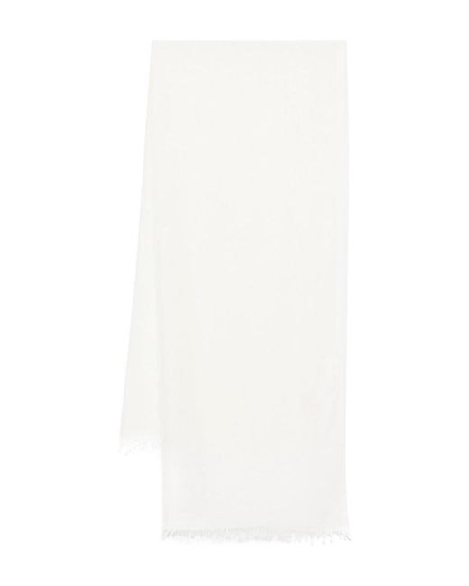 Faliero Sarti White Dianetta Scarf