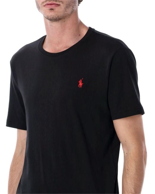 Polo Ralph Lauren Black Classic Tee for men