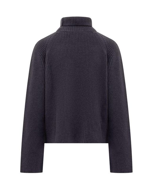 Jucca Blue Turtleneck Sweater