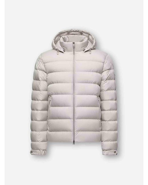 Moncler White Short Puffer Arneb for men