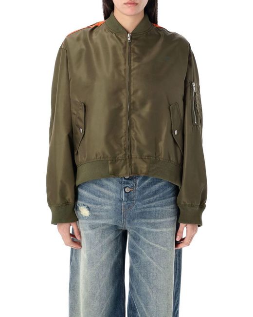 MM6 by Maison Martin Margiela Green Bomber Jacket