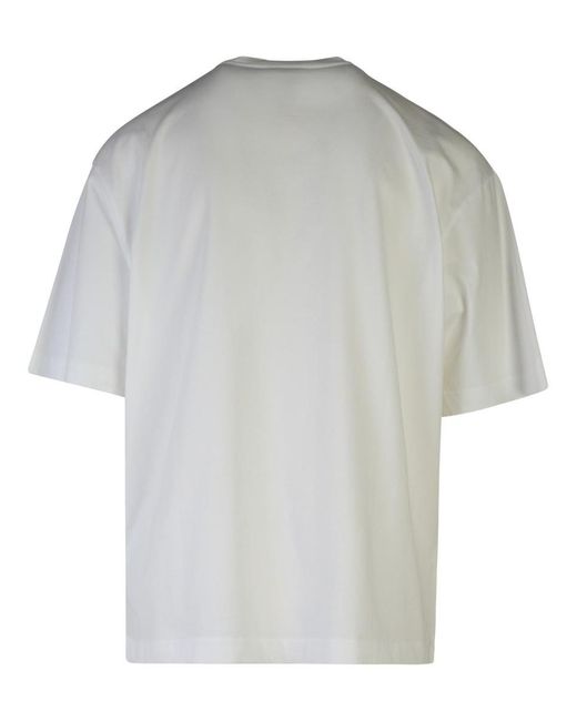 Off-White c/o Virgil Abloh White Off- 'Big Bookish' Cotton T-Shirt for men
