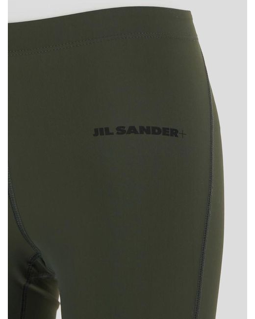 Jil Sander Green Leggings