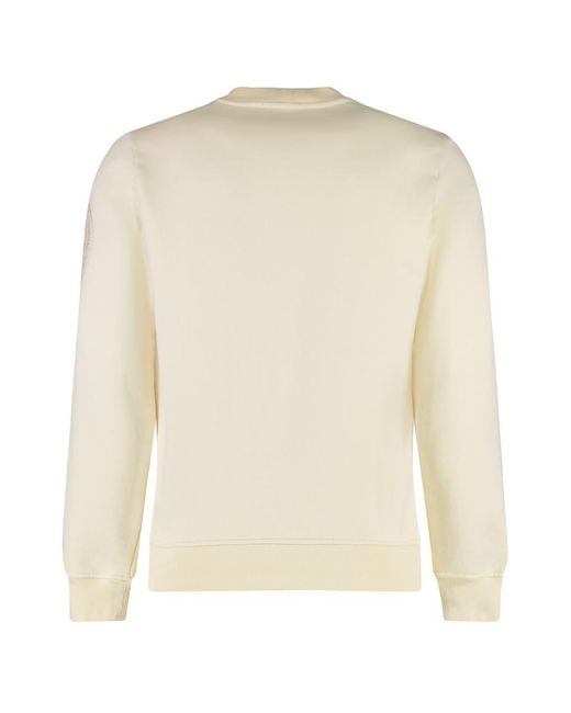 Stone Island Natural Cotton Crew-Neck Sweatshirt for men