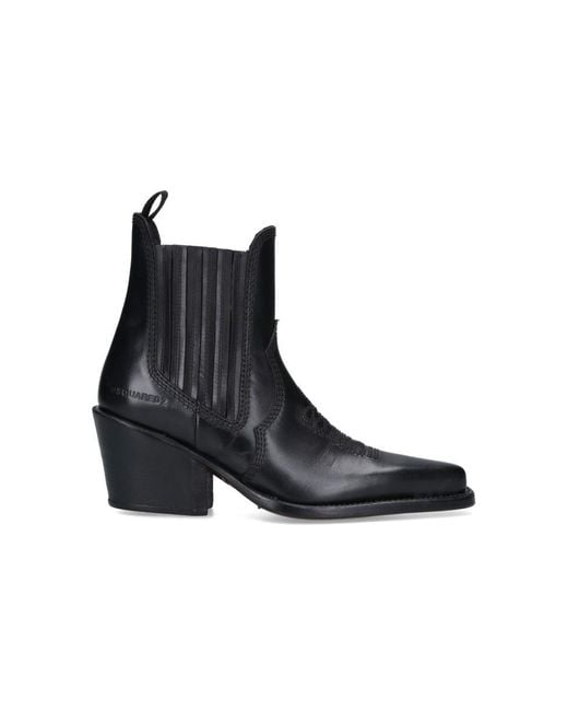 DSquared² Black Boots for men