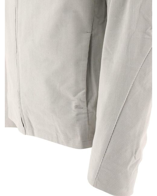 Post Archive Faction PAF White "5.1 Right" Overshirt Jacket for men