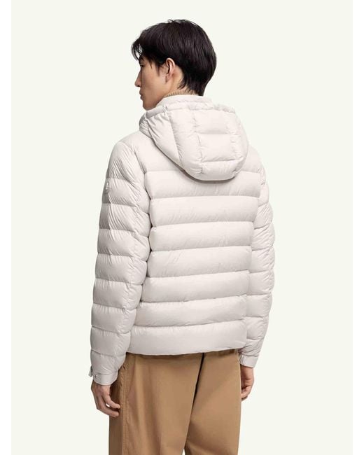 Moncler White Short Puffer Arneb for men