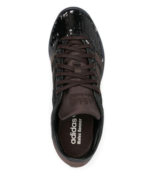 Adidas Originals Black Sequined Sneakers for men