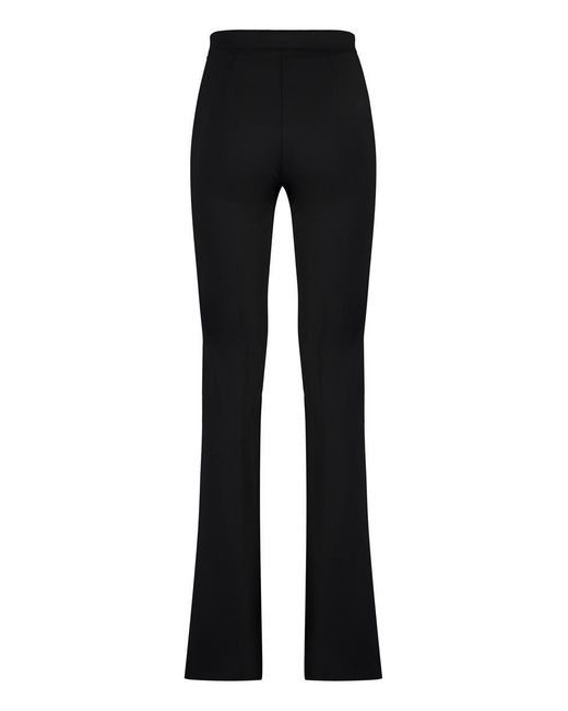 Pinko Black Hulka Flared Viscose Trousers for men