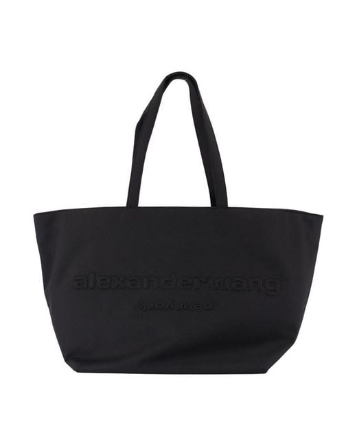 Alexander Wang Black Punch Shopper Bag