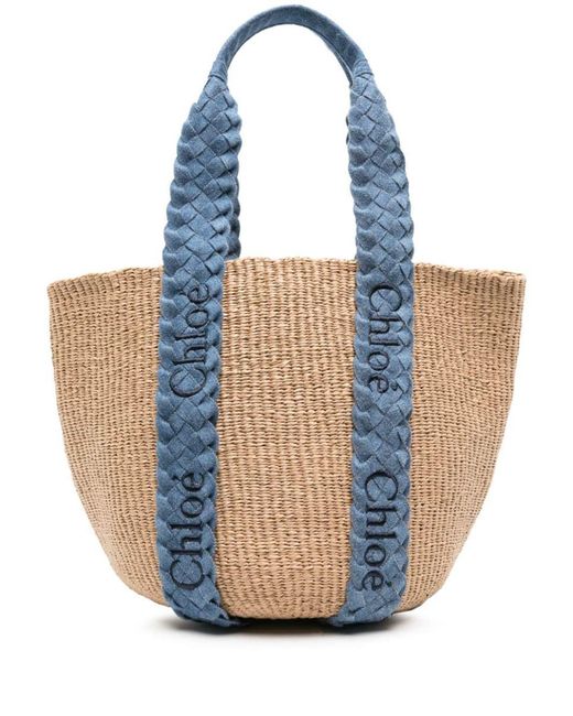 Chloé Blue Shopping Bags