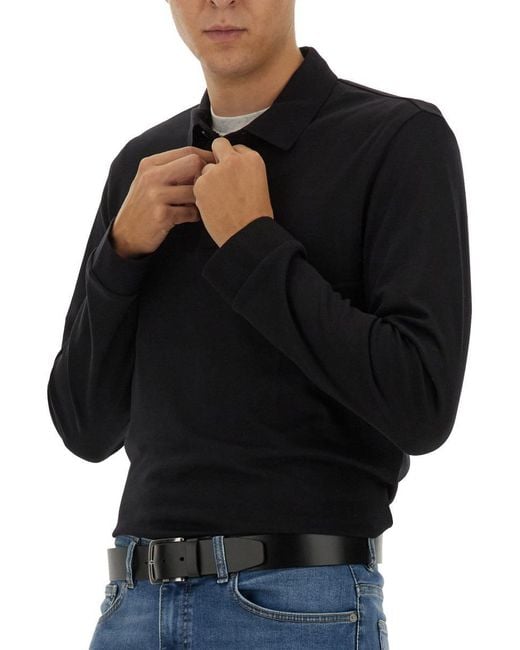 Boss Black Cotton Polo for men