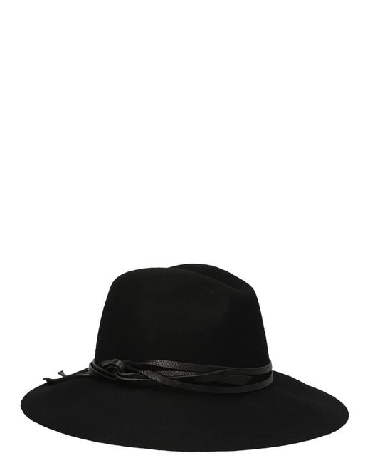 Golden Goose Deluxe Brand Fedora Hat Hats Black for men