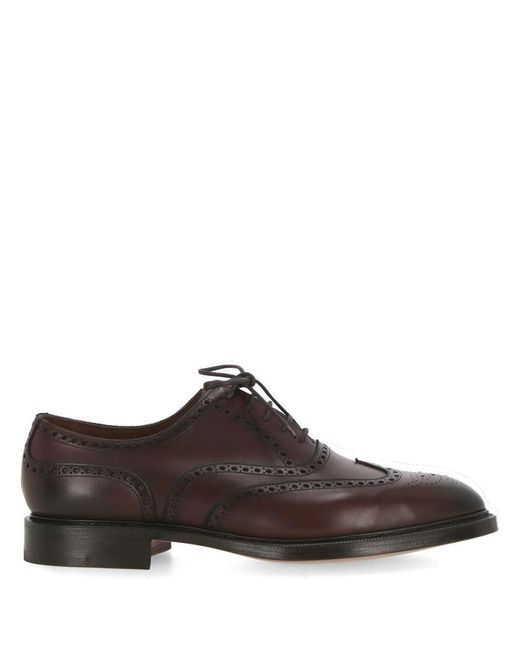 Edward Green Brown Flat Shoes for men