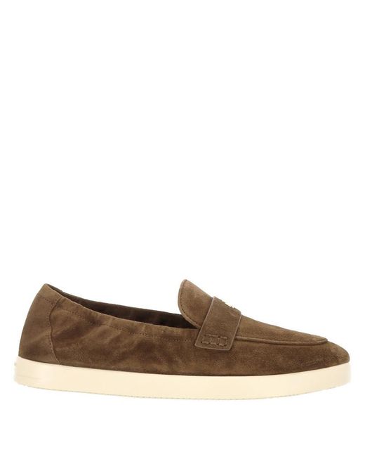 Tory Burch Brown Flat Shoes