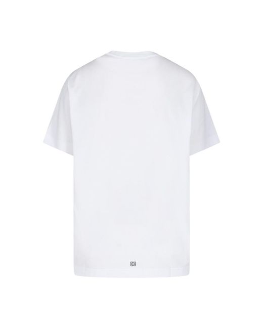 Givenchy White Logo T-shirt for men