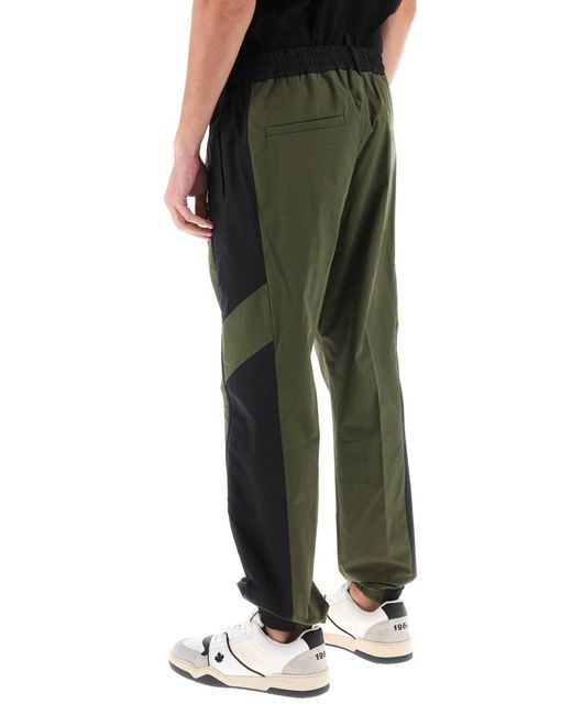 DSquared² Green Stretch Cotton Pants for men