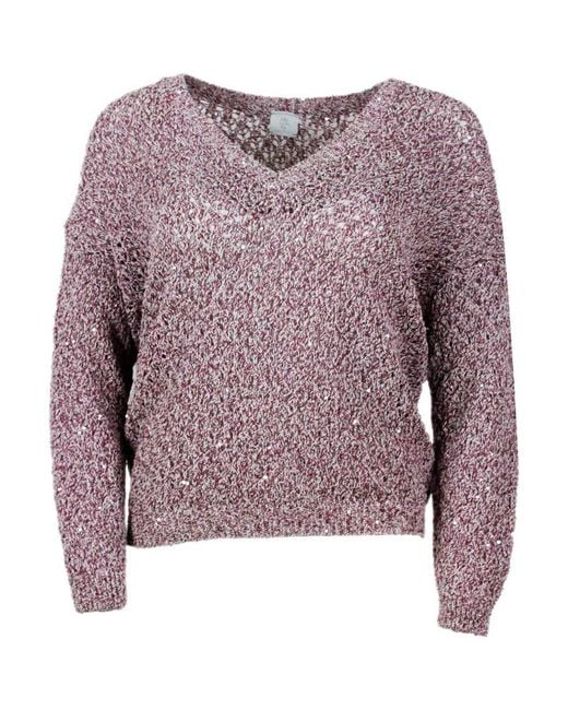 Eleventy Purple Sweaters