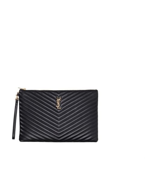 Saint Laurent Black D.C. Holder New Jolie