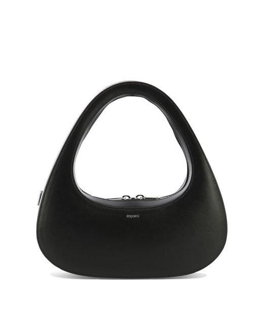 Coperni Black "Baguette Swipe" Handbag