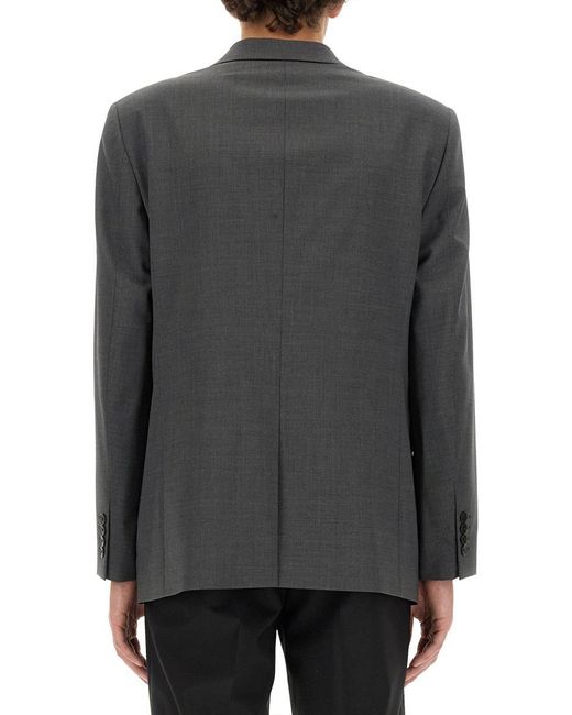 Theory Gray Single-breasted Jacket for men