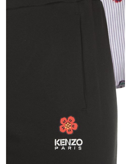 KENZO Black Cotton Pants