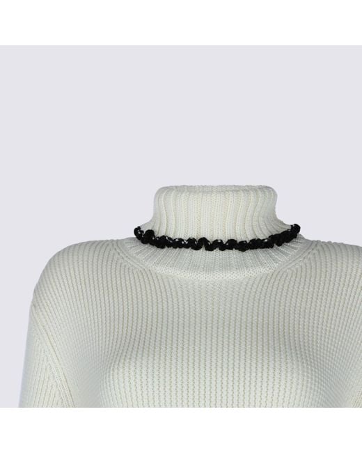 Jil Sander Gray Wool Knitwear