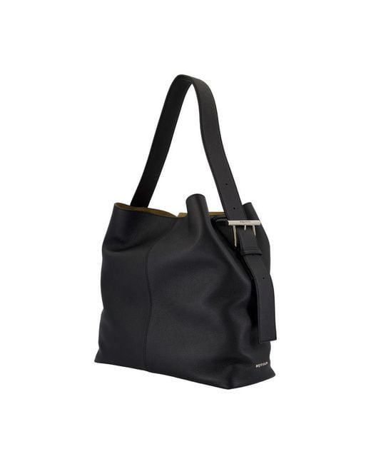 Alexander McQueen Black T-bar Sling Shopper Bag