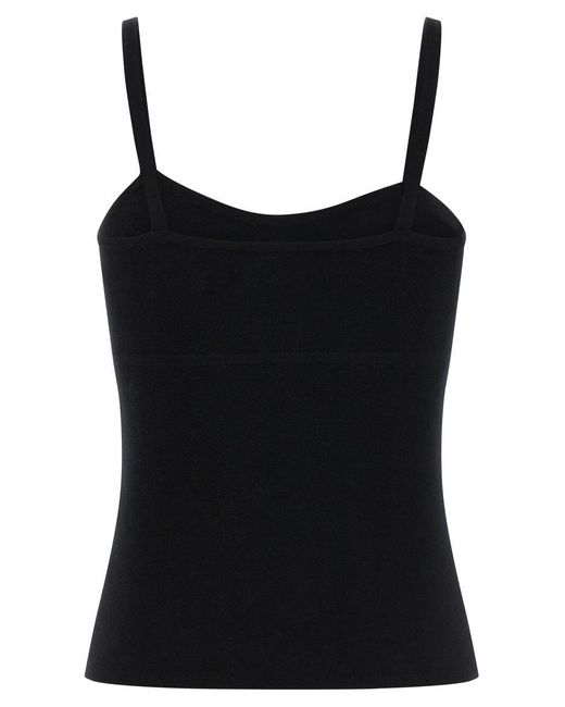 Max Mara Black 'Mxmepica' Top