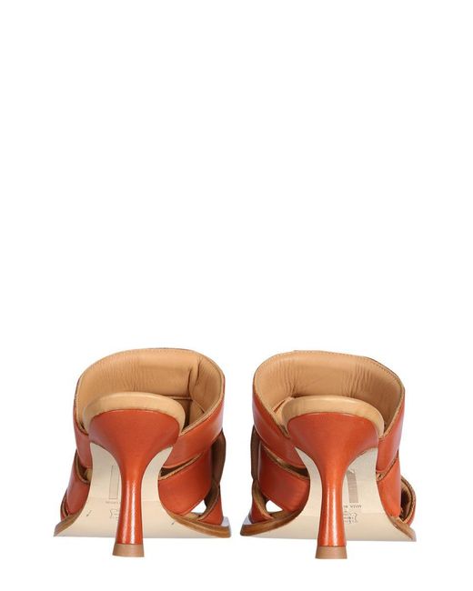 Miista Brown Mule Mayte Brick Sandals