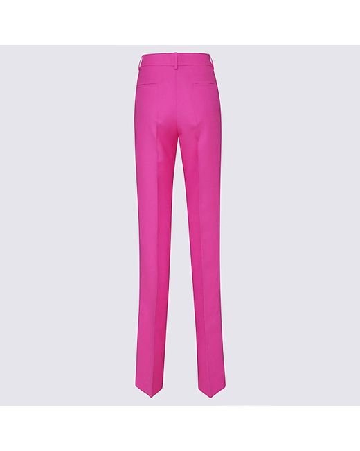 Valentino Pink Pp Wool Pants