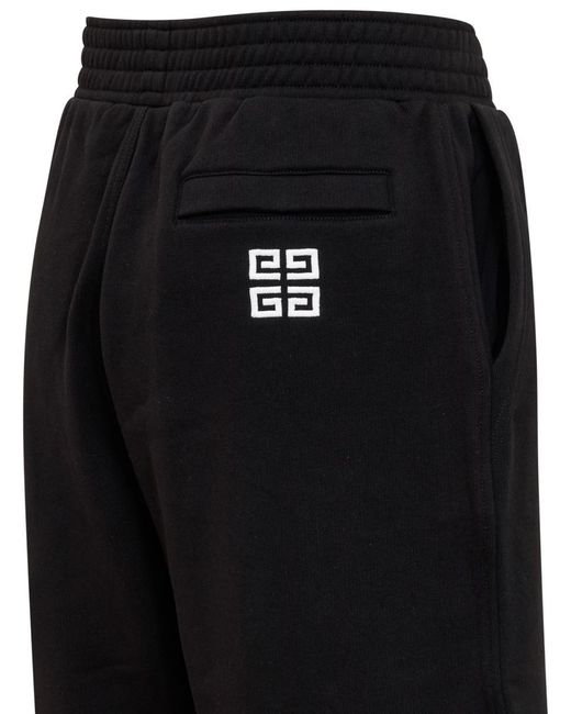Givenchy Black Shorts With Logo for men