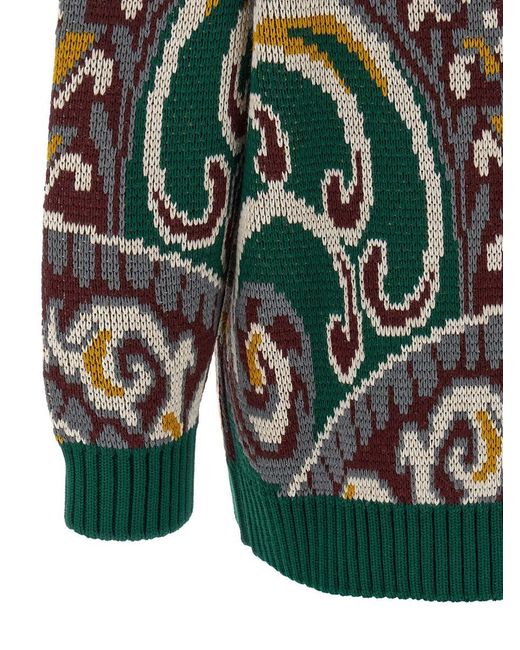 Etro Blue Wool Sweater