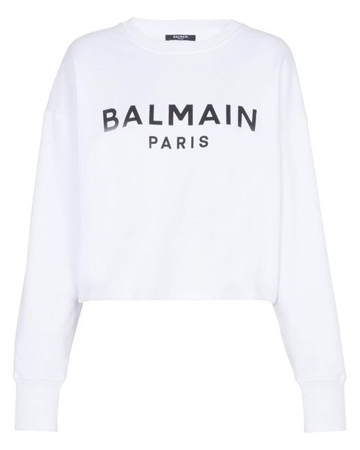 Balmain White Sweaters
