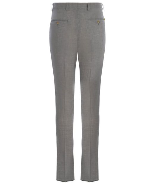 Manuel Ritz Gray Trousers Light for men