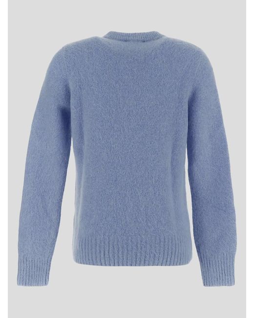 Ganni Blue Sweaters