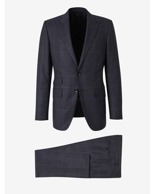 Tom Ford Blue O'Connor Wool Suit for men