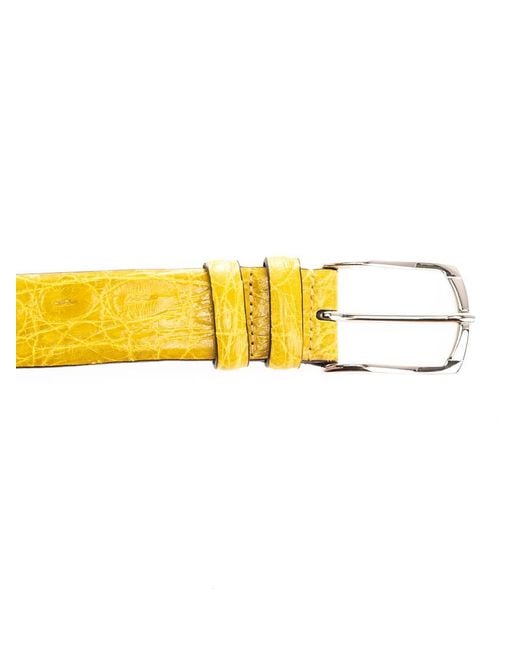 D'Amico Yellow Belts for men