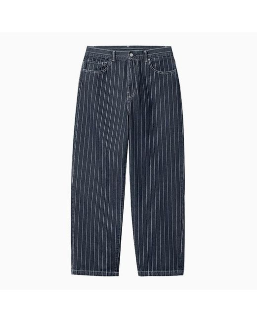 Carhartt Blue Orlean Pant Striped/ Denim for men