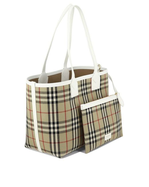 Burberry White Tote London Bags for men