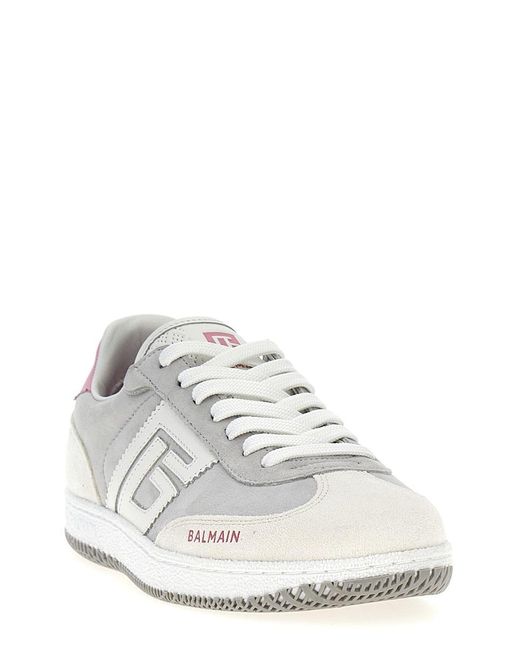 balmain white sneakers womens